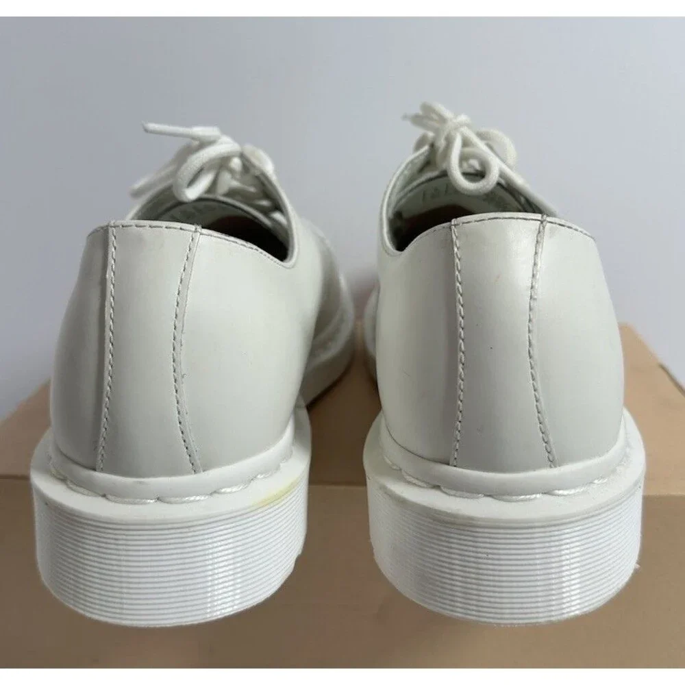 Dr Martens 1461 White Rainbow Stripe Pride Shoes Mens 9 Womens 10